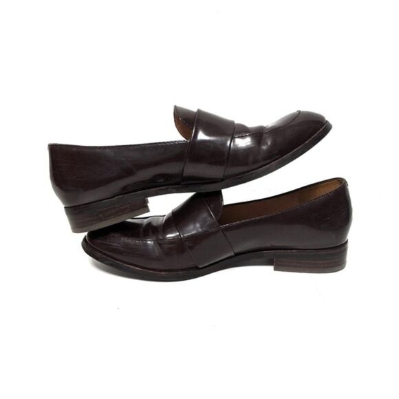 MADEWELL The Elin Leather Loafer Burgundy 7.5 - Picture 4 of 13